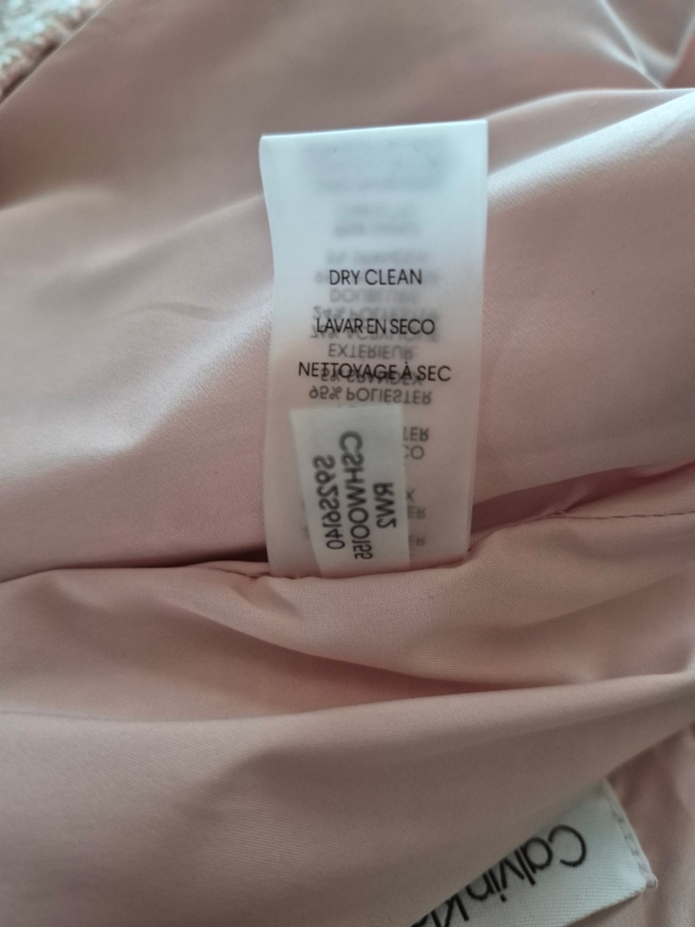 Calvin Klein Light Pink Textured Pencil Skirt - Picture 6 of 7